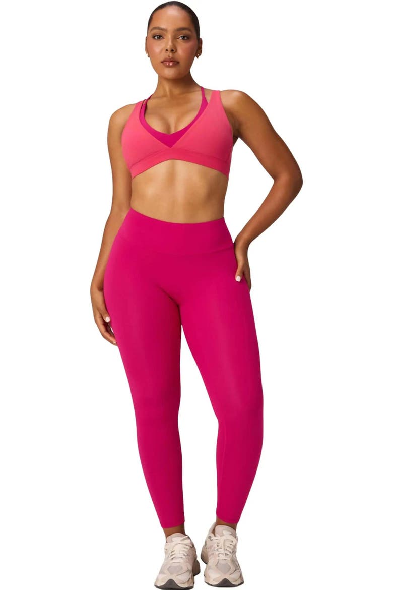 PureLuxe Double Layer Push-Up Low Impact Bra, Alternate, color, Berrylicious/Lush Berry