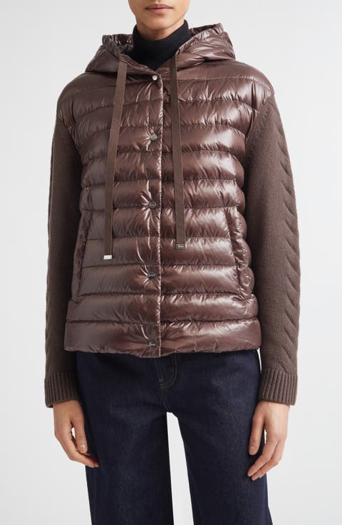 Ultralight Nylon Quilted Down Puffer Jacket