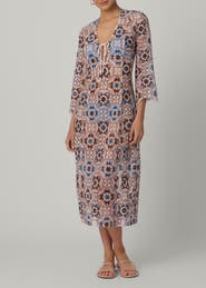 Shoshanna Cannes Medallion Crochet Maxi Cover Up