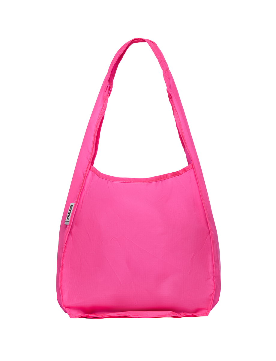 Baboon to the Moon Packable Tote, Alternate, color, Hyper Pink