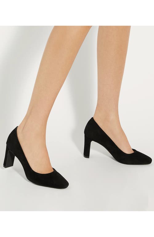 Dune London Arriving Block Heel Pump In Black