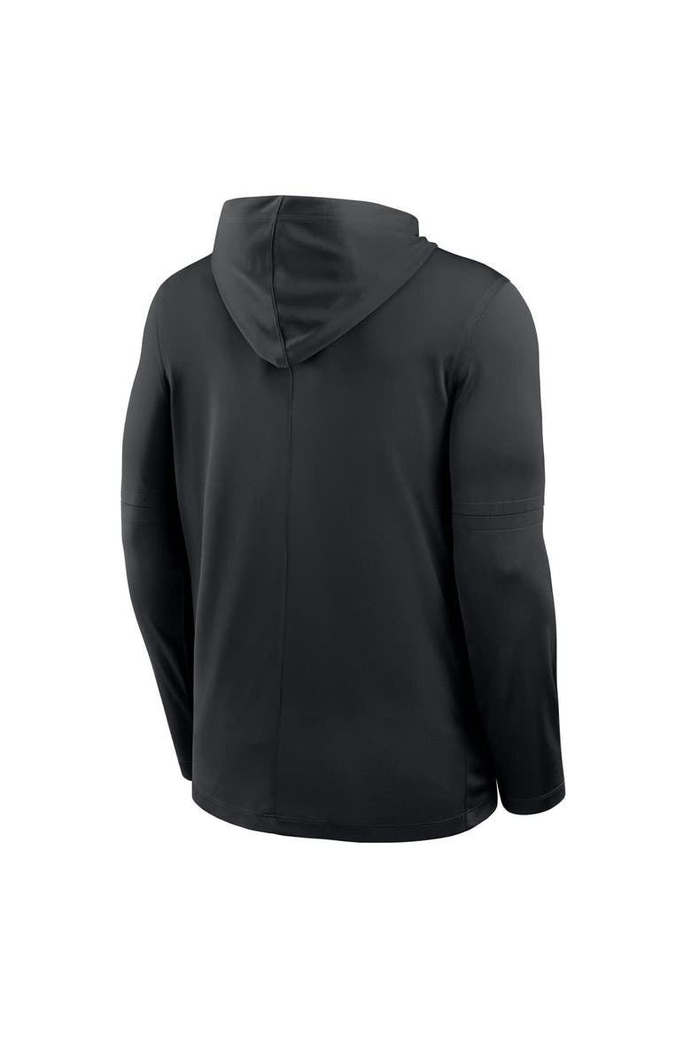 Men's Nike  Black Florida A&M Rattlers Sideline Dri-FIT Lightweight Hooded Top, Alternate, color, Black
