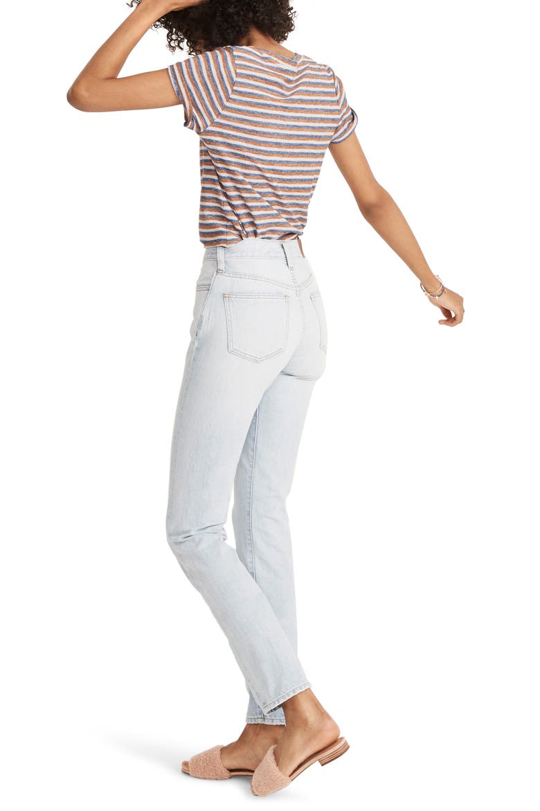Perfect Vintage Step Hem Jeans, Alternate, color, FITZGERALD WASH