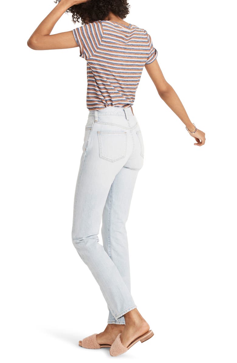 Madewell Perfect Vintage Step Hem Jeans, Alternate, color,