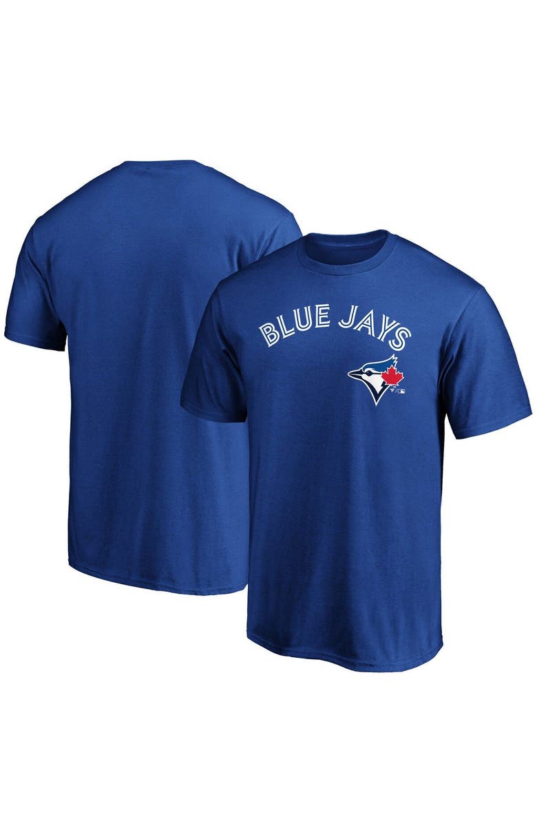 FANATICS Men's Fanatics Branded Royal Toronto Blue Jays Team Logo Lockup T-Shirt, Main, color, 
