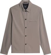 Theory Overshirt in Precision Ponte Jacket