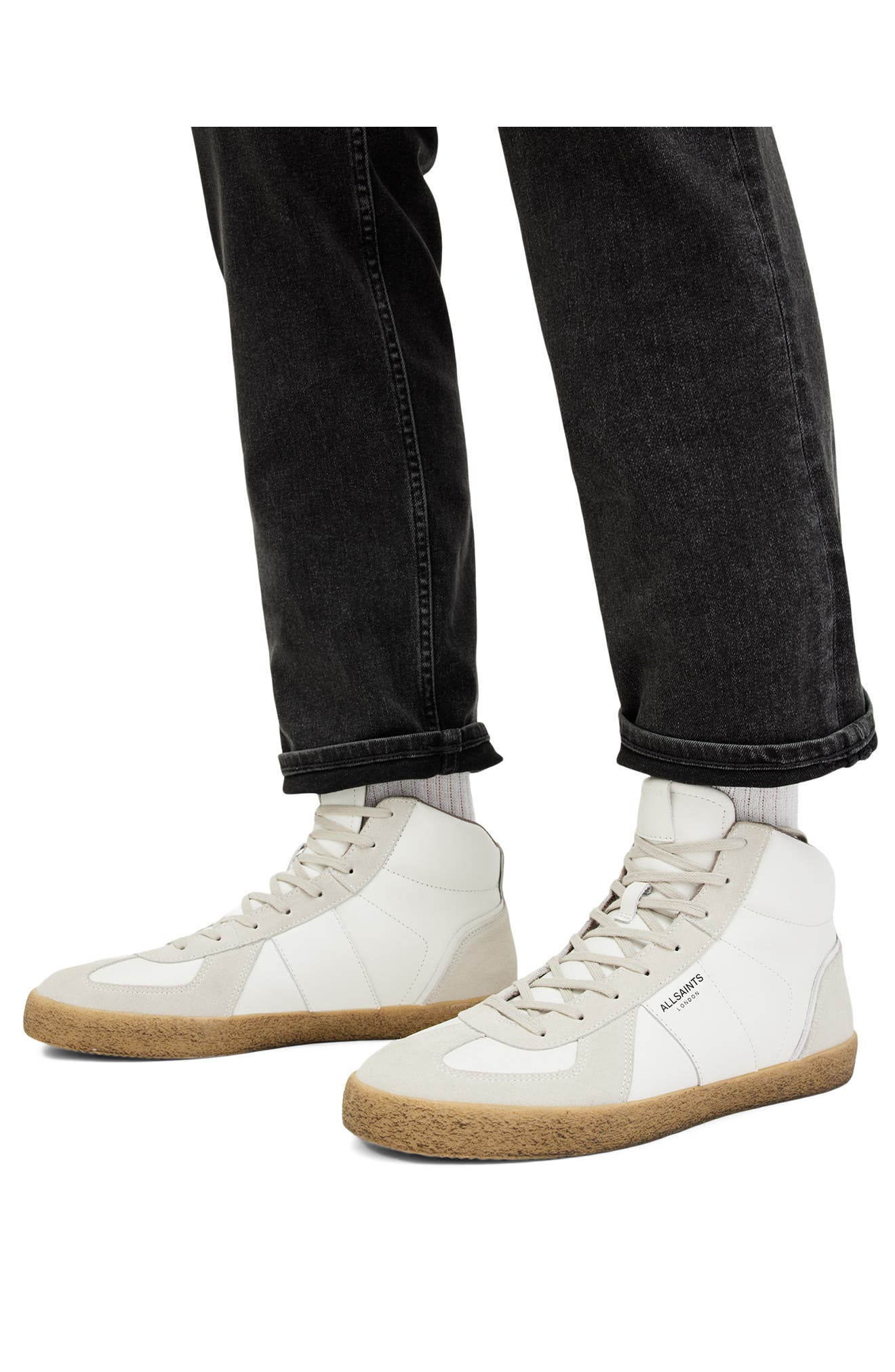 AllSaints Jaimee High Top Sneaker, Alternate, color, 