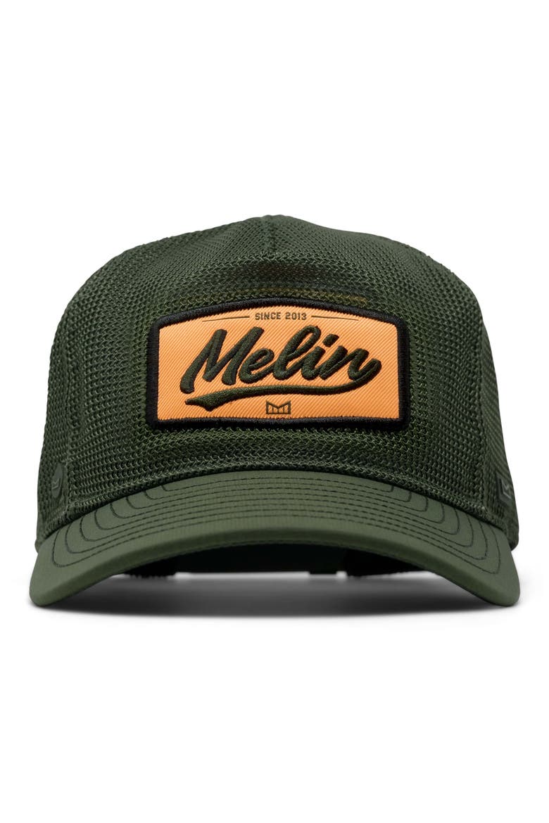 Odysea Mac Retro Hydro Unstructured Micromesh Snapback Hat, Alternate, color, FOREST