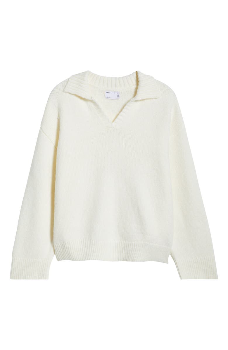 ASOS DESIGN Curve V-Neck Sweater, Alternate, color,