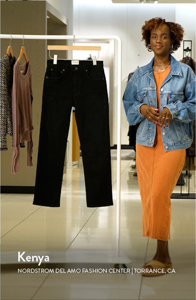 Rae Ankle Straight Leg Organic Cotton Jeans, sales video thumbnail