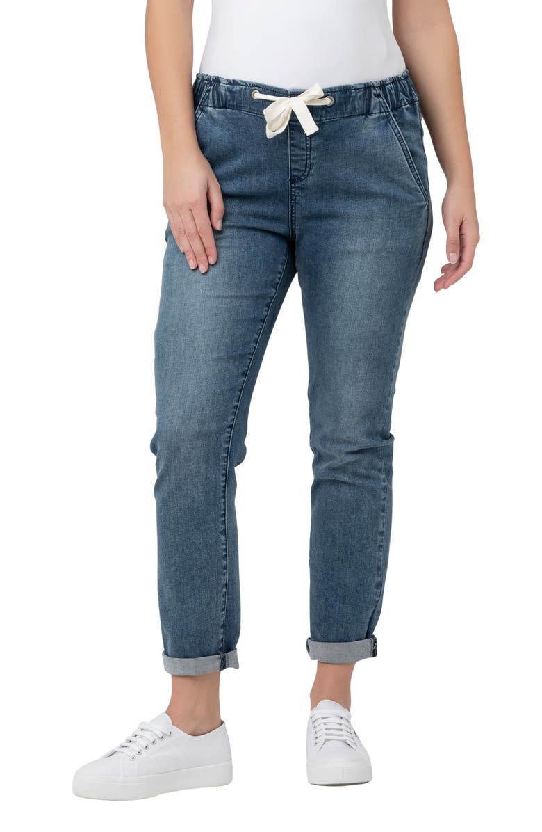 Ripe Maternity Denim Jogger, Main, color, Blue