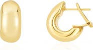 The Lovery Fine Jewelry Chunky Gold C-Hoop Earrings