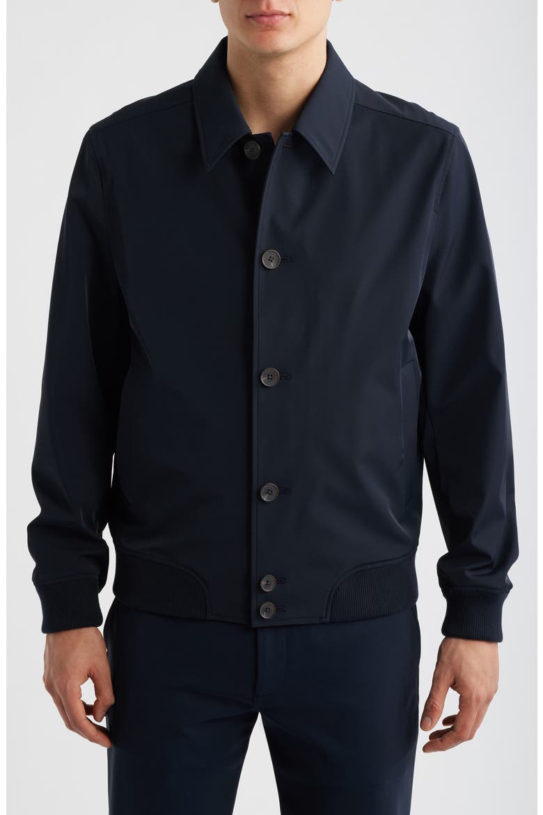 Regular Fit Bobby Bomber Jacket, Alternate, color, NAVY