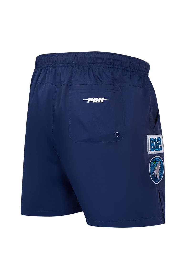 Men's Pro Standard Navy Minnesota Timberwolves Area Code Shorts, Alternate, color, Navy