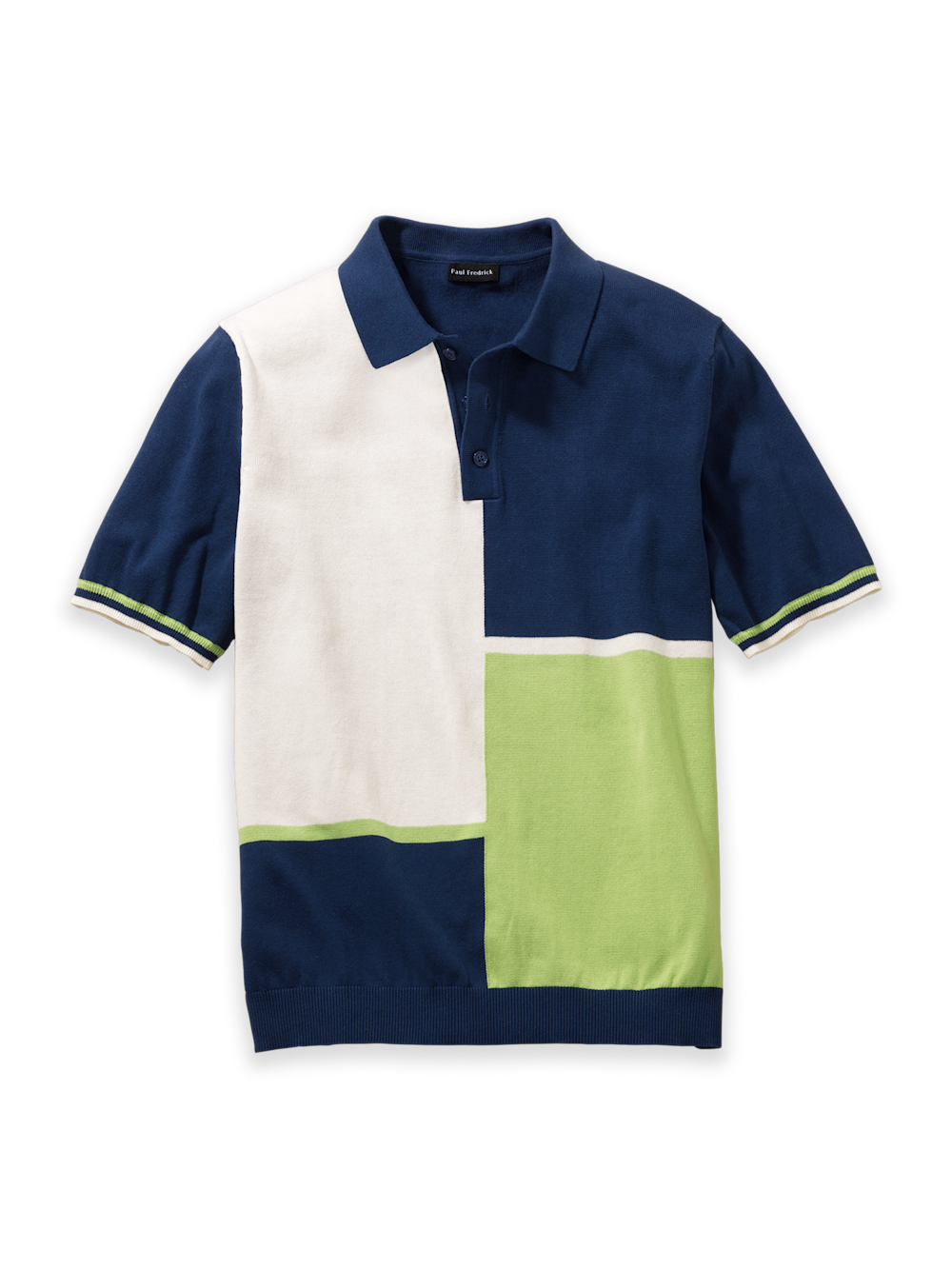 Cotton Three Button Polo Short Sleeve - image 3