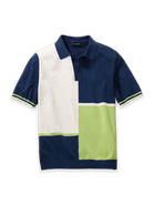 Paul Fredrick Cotton Three Button Polo Short Sleeve