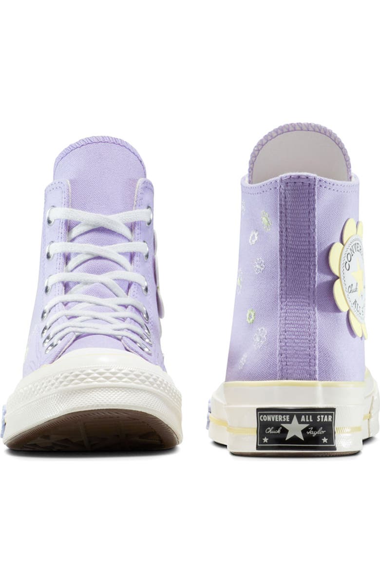 Converse Chuck 70 Canvas High Top Sneaker, Alternate, color, Violet Heat/ Egret