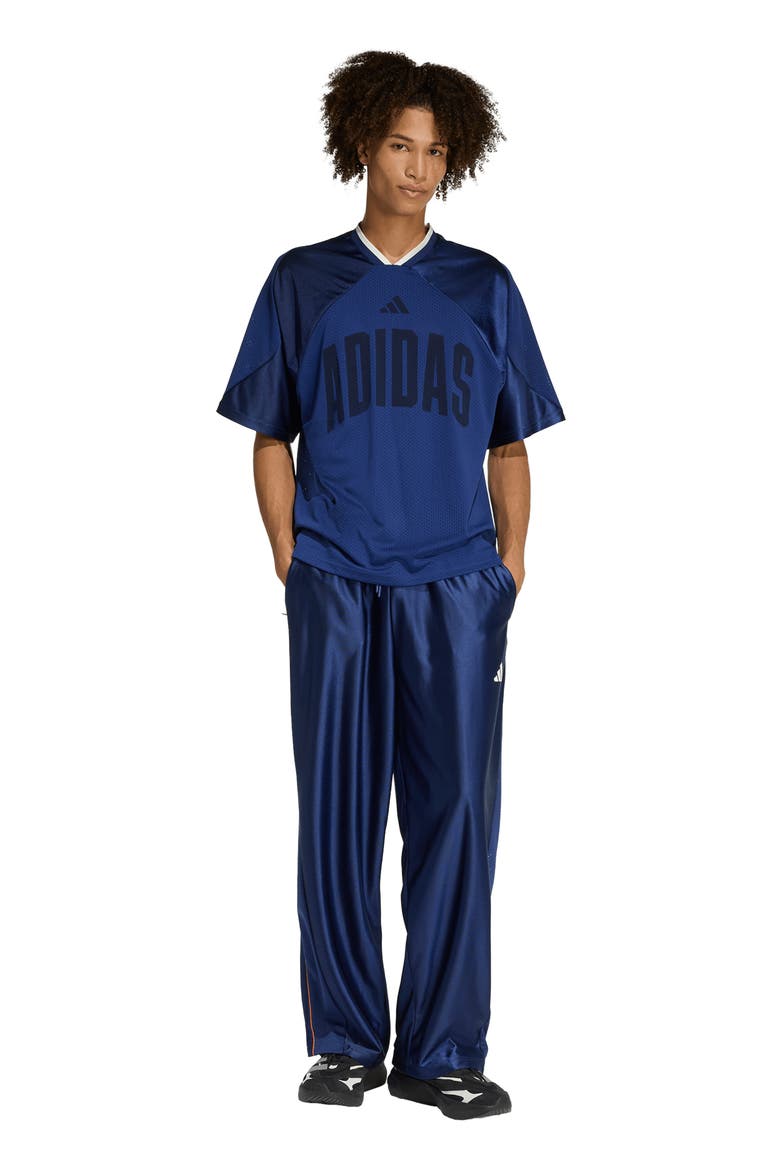 Stadium Graphic Mesh T-Shirt, Alternate, color, DARK BLUE/ OFF WHITE