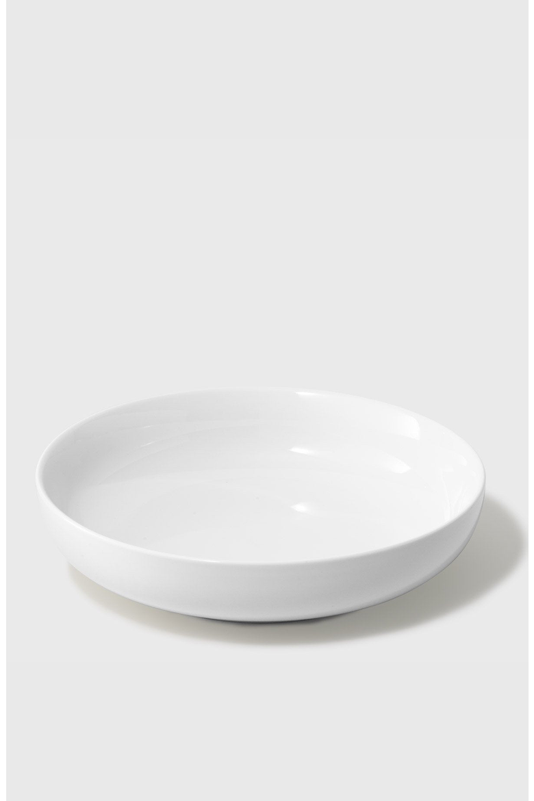 Ceramic Dinner Bowls, Alternate, color, White