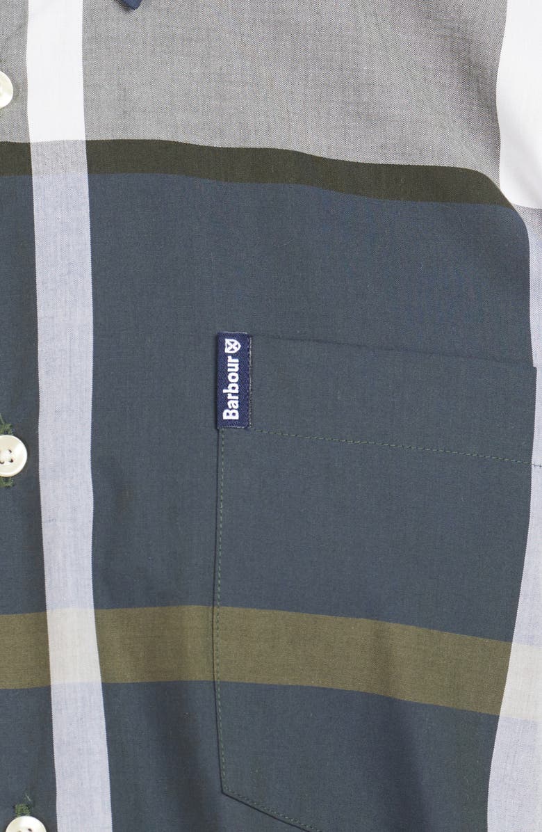 Barbour Tailored Fit Tartan Button-Down Shirt, Alternate, color,