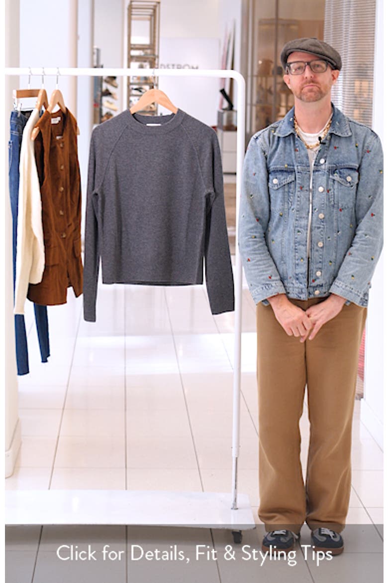 Raglan Sleeve Wool & Cashmere Sweater video