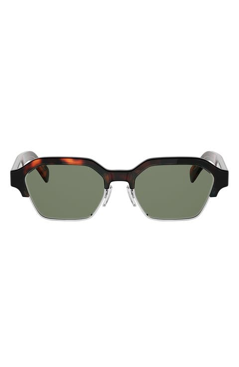 Combi 53mm Geometric Sunglasses