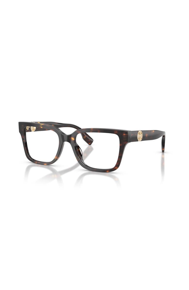 Tory Burch 53mm Square optical glasses, Main, color, Tortoise
