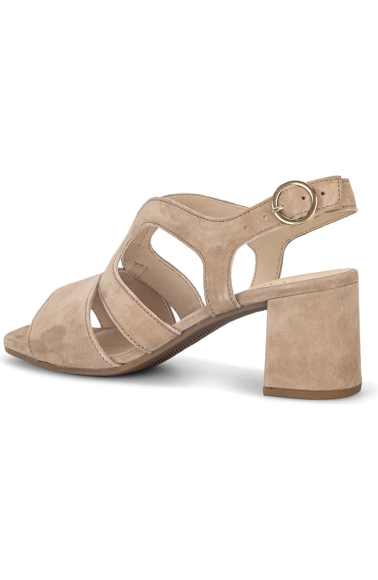 Gabor Ankle Strap Sandal, Alternate, color, Sand
