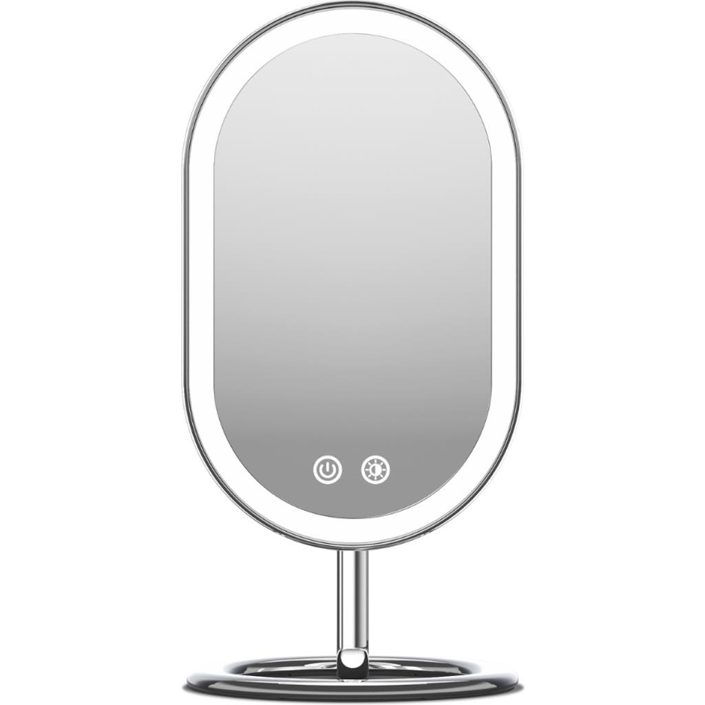 Fancii Vera Lighted Vanity Mirror In Brown