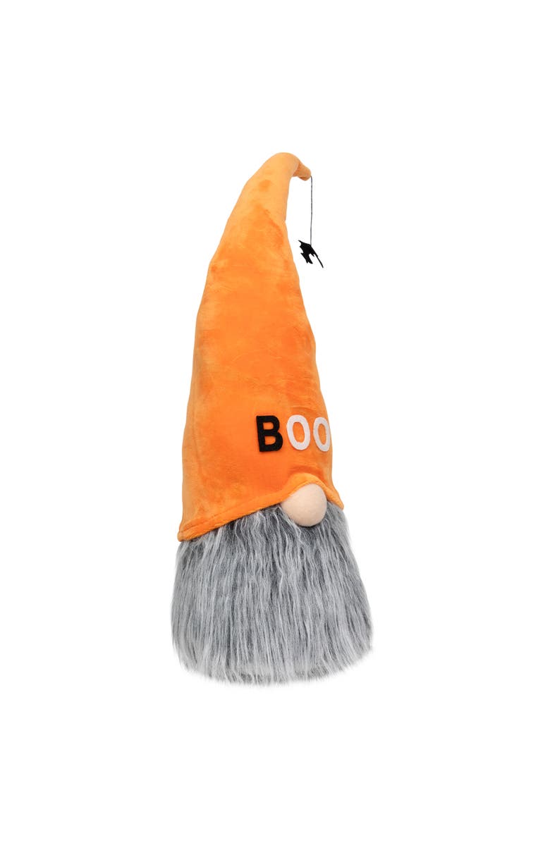 Northlight Standing Gnome Wearing "Boo" Hat Halloween Figure - 19.75", Alternate, color, Orange