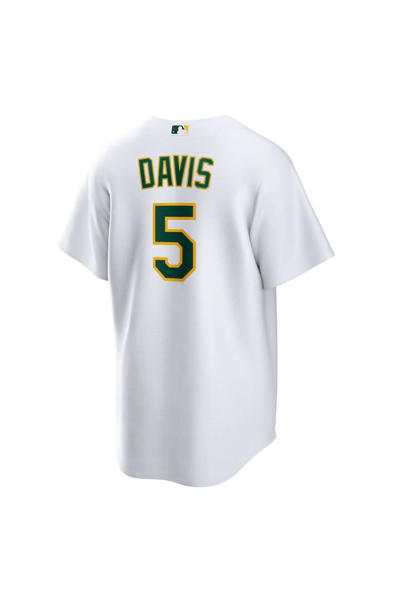 Nike Men's Nike JD Davis White Athletics Home Replica Jersey, Alternate, color, 