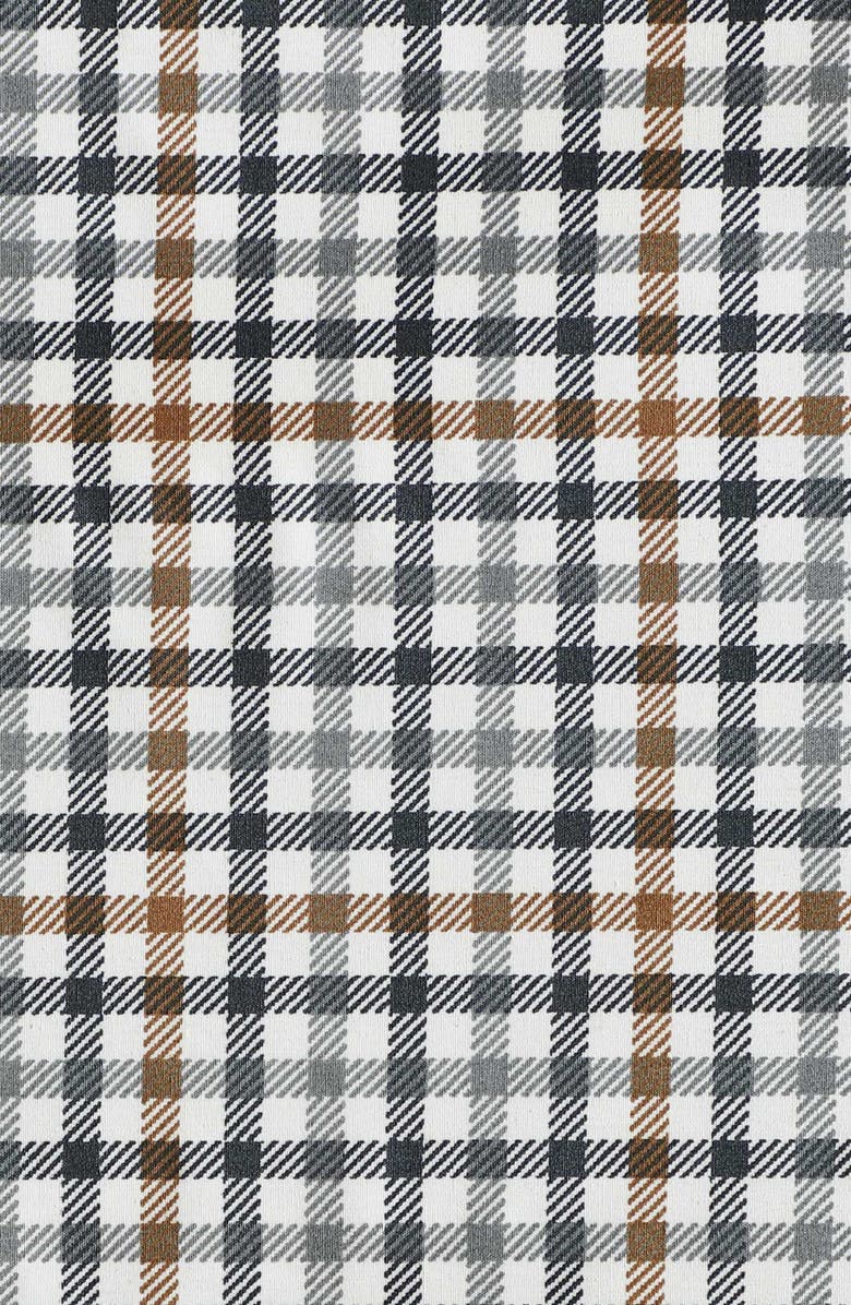 Eddie Bauer Griffin Plaid Cotton Percale Sheet Set, Alternate, color, White Multi