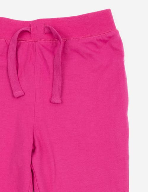 Leveret Kids 100% Cotton Lightweight Jogger Pants In Pink
