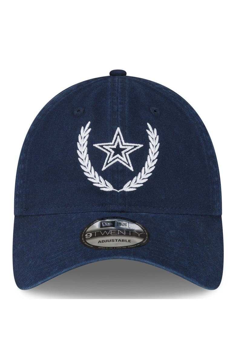 New Era Men's New Era Navy Dallas Cowboys Leaves 9TWENTY Adjustable Hat, Alternate, color, 