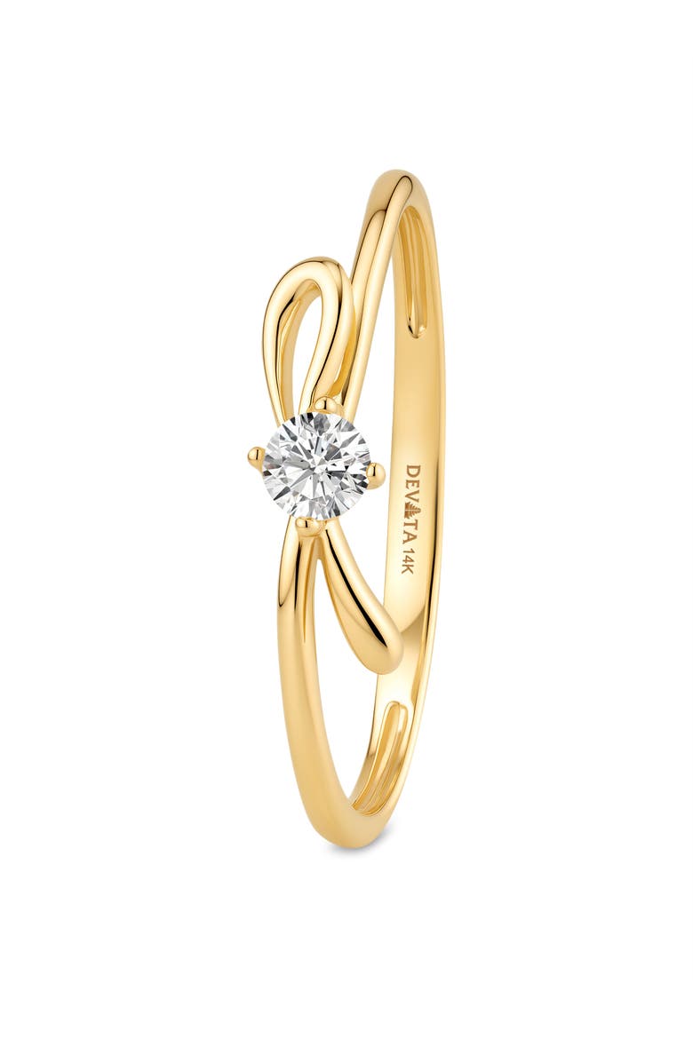 Love Knot Ring in 14K Gold, 5mm, Alternate, color, Gold