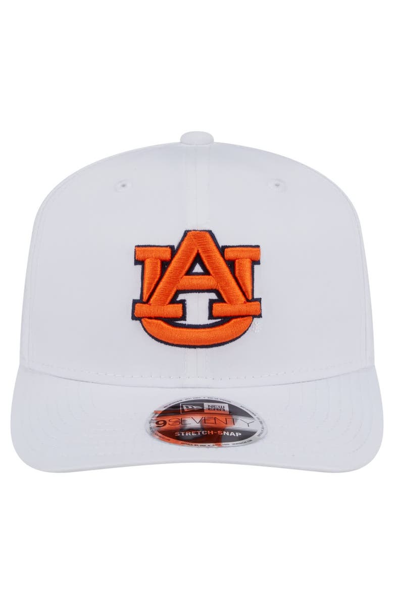 New Era Men's New Era White Auburn Tigers Perform Vault 9SEVENTY Stretch-Snap Hat, Alternate, color, White