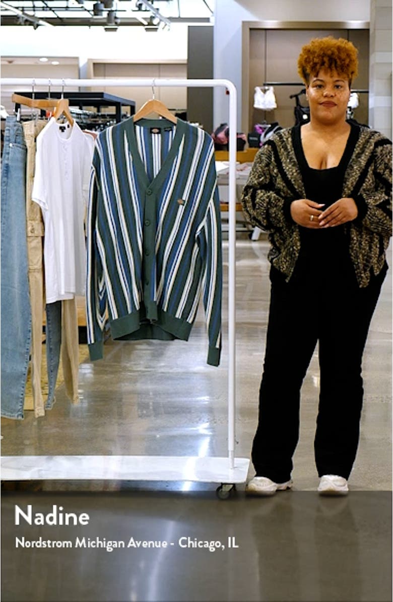 Glade Stripe Cotton Cardigan, sales video thumbnail