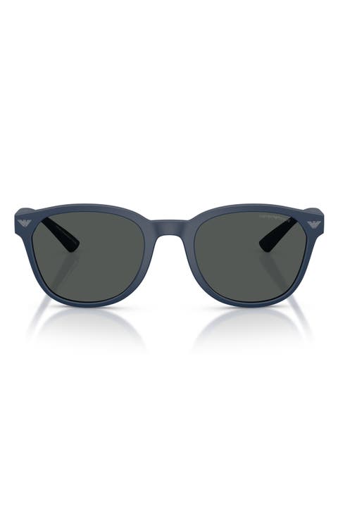 53mm Phantos Round Sunglasses
