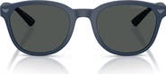 Emporio Armani 53mm Phantos Round Sunglasses
