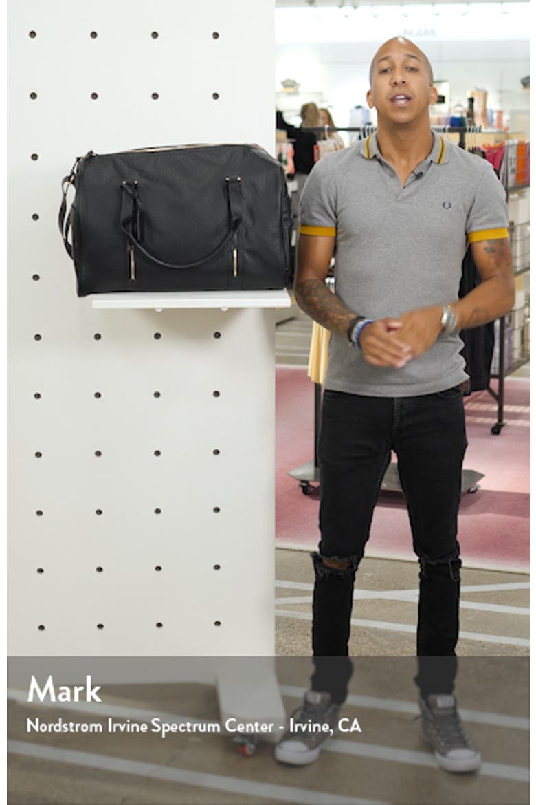 Garyn Faux Leather Duffle Bag video