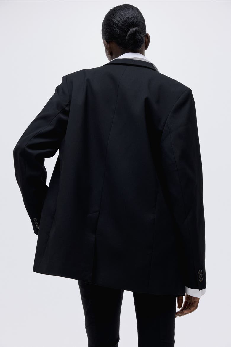 Single-breasted Blazer, Alternate, color, Black