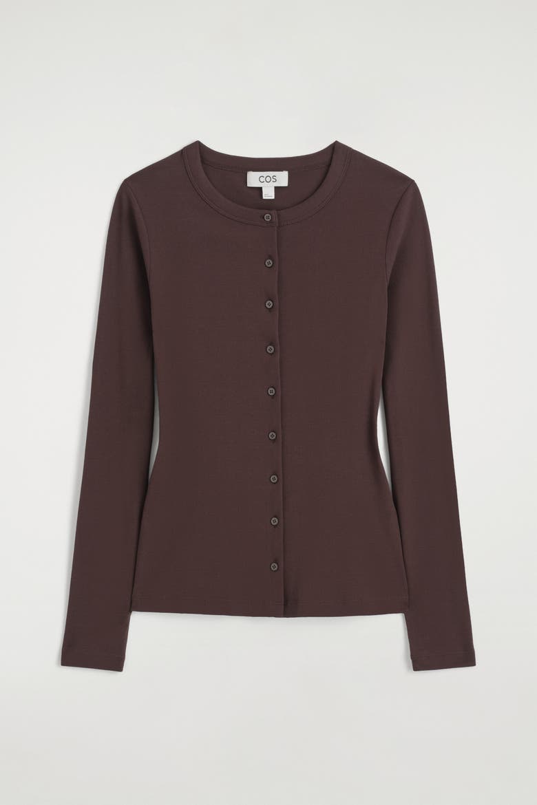 Jersey Cardigan Top, Main, color, BORDEAUX