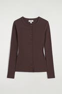 COS Jersey Cardigan Top