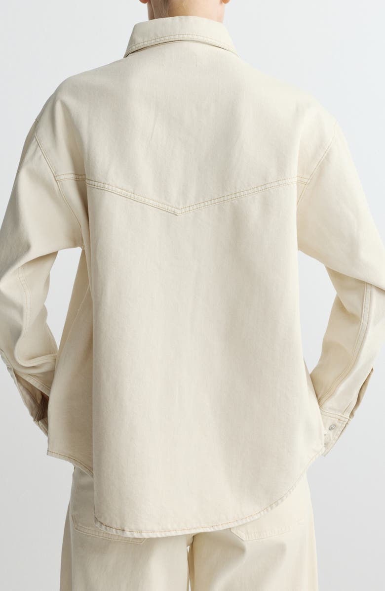 DL1961 Addison Snap Front Denim Overshirt, Alternate, color, 