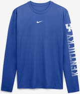 Nike Men's Nike Royal Kentucky Wildcats Primetime Logo Sleeve Legend Dri-FIT Long Sleeve T-Shirt