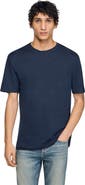SANDRO Certified linen T-shirt