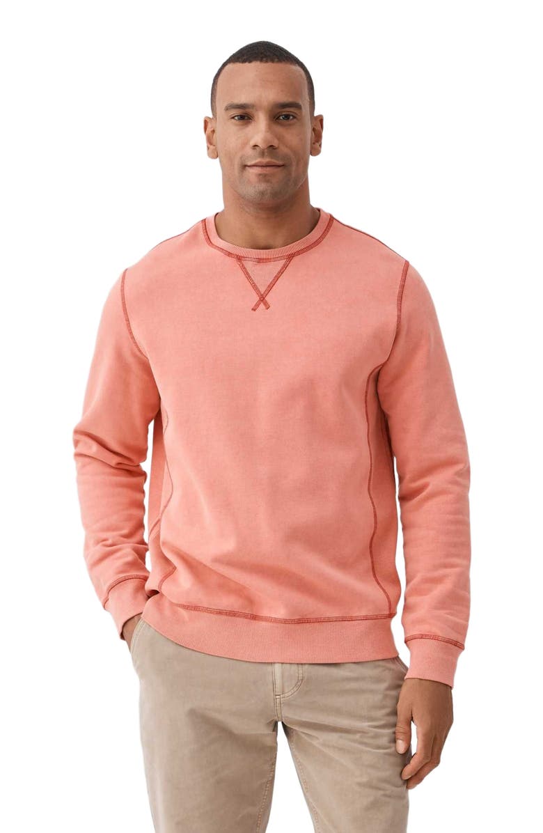 Surfside Supply Co. Butch Vintage Wash Crewneck, Main, color, 
