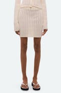 Helmut Lang Cable Knit Miniskirt
