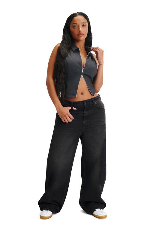 Cotton On Curvy Boyfriend Super Baggy Jean In Black