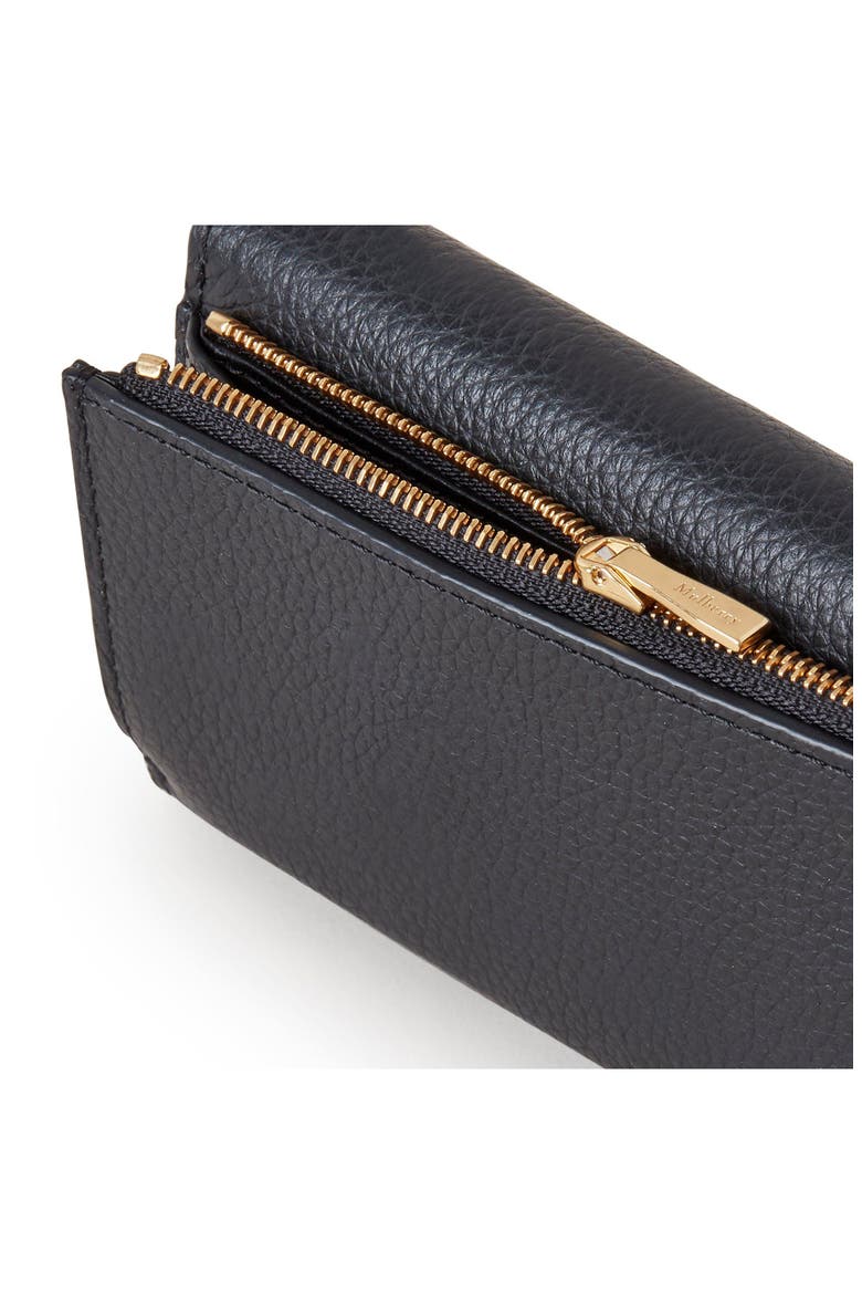 Continental Leather Trifold Wallet, Alternate, color, BLACK